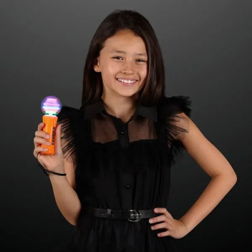 Pumpkin Treats Spin Wand, Halloween Safety Lights