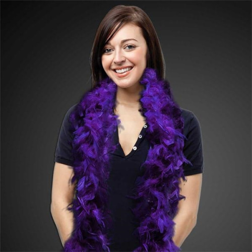 Purple Feather Boa