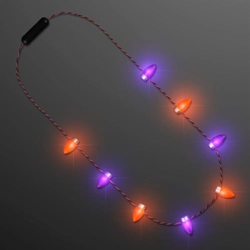 Holiday Light Necklaces With 1" Bulbs