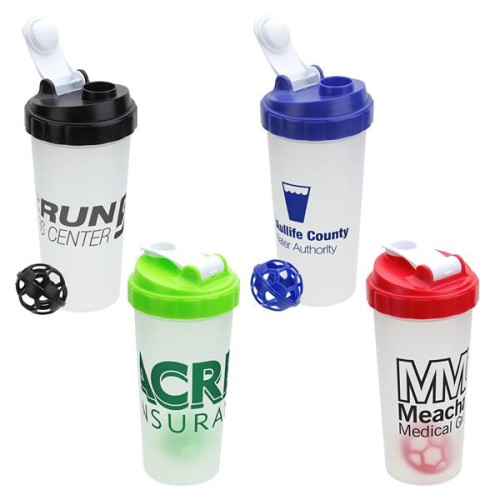 Flip-Top 20 oz Plastic Shaker Tumbler