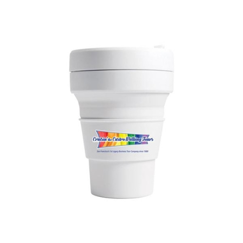 Stojo 12 oz. Collapsible Cup, Full Color Digital