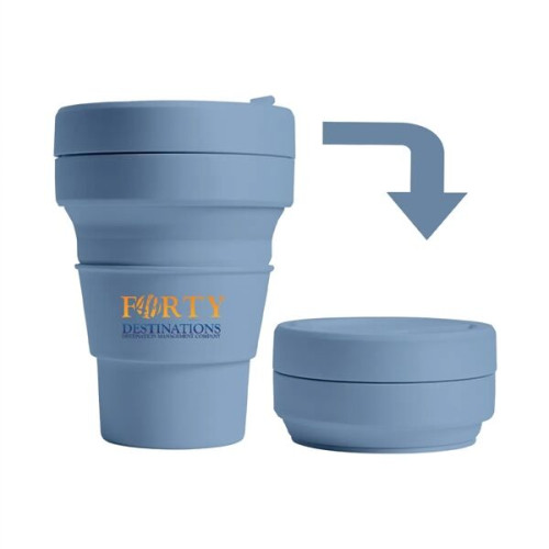 Stojo 12 oz. Collapsible Cup, Full Color Digital