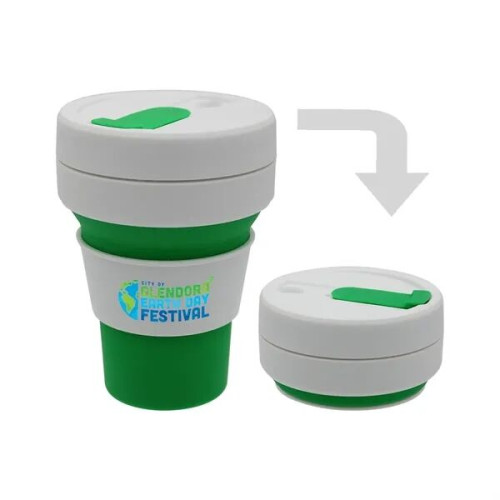 Stojo 12 oz. Collapsible Cup, Full Color Digital