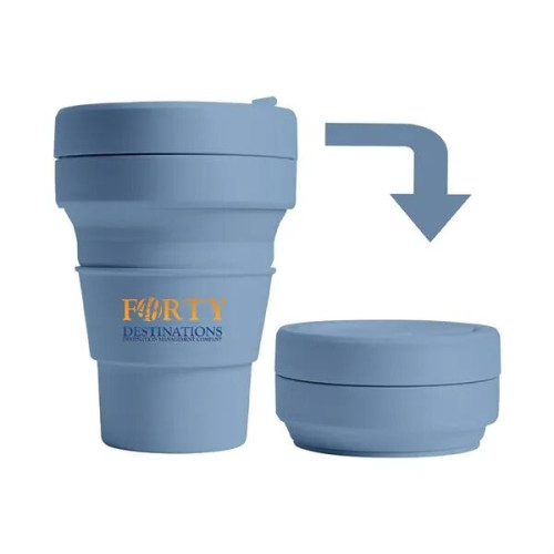 Stojo 12 oz. Collapsible Cup, Full Color Digital