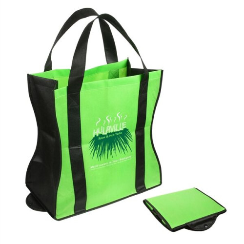 Wave Rider Folding Tote Bag