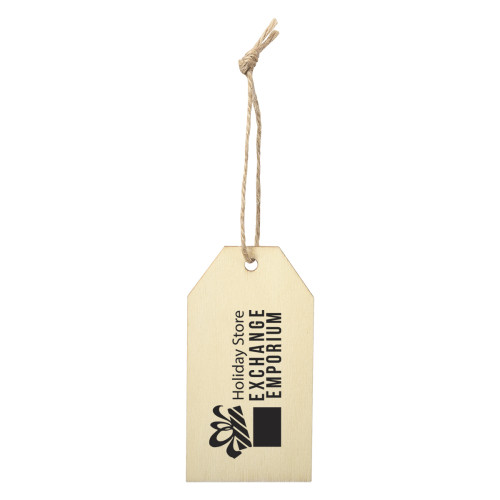 Wood Ornament - Gift Tag