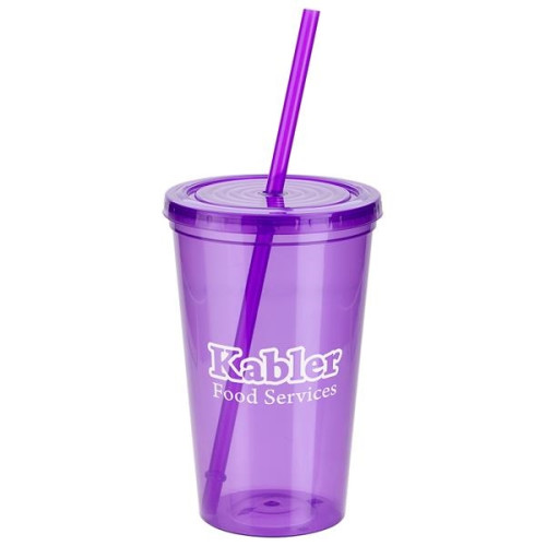 Trifecta 16 oz Tumbler with Lid  Straw