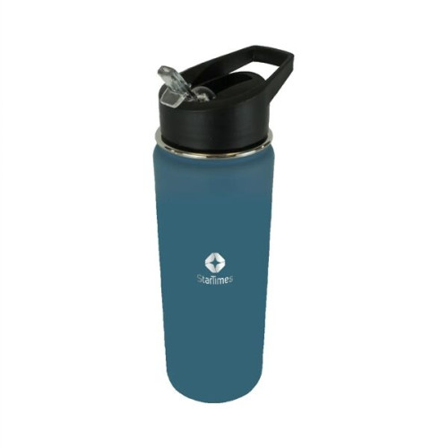 Halcyon® 20 oz. Sports Bottle with Flip Straw Lid, Laser En