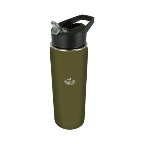 Halcyon® 20 oz. Sports Bottle with Flip Straw Lid, Laser En