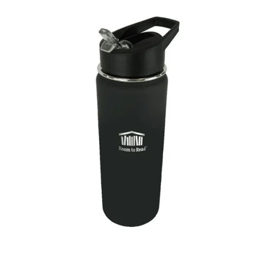 Halcyon® 20 oz. Sports Bottle with Flip Straw Lid, Laser En