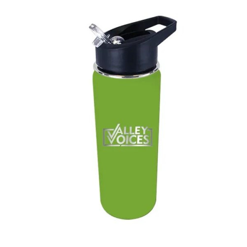 Halcyon® 20 oz. Sports Bottle with Flip Straw Lid, Laser En