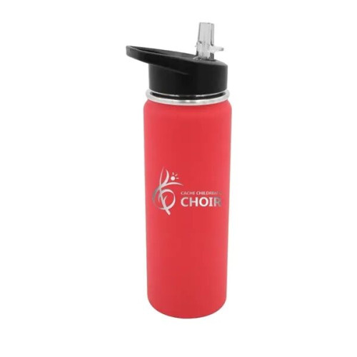 Halcyon® 20 oz. Sports Bottle with Flip Straw Lid, Laser En