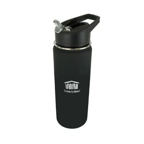 Halcyon® 20 oz. Sports Bottle with Flip Straw Lid, Laser En