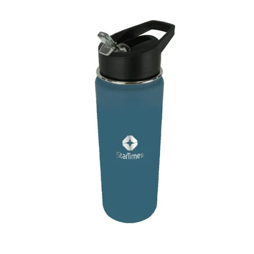 Halcyon® 20 oz. Sports Bottle with Flip Straw Lid, Laser En