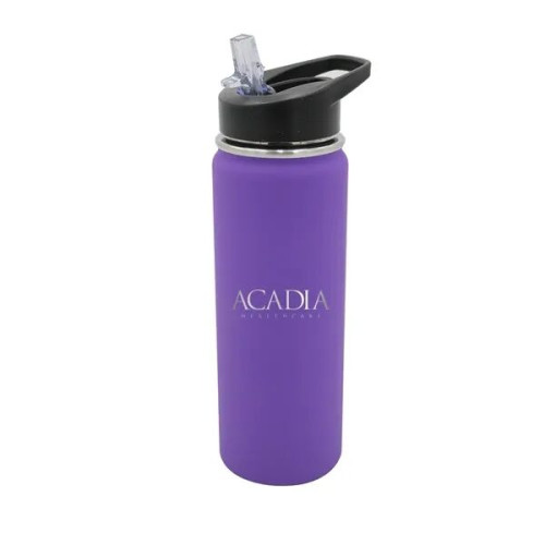 Halcyon® 20 oz. Sports Bottle with Flip Straw Lid, Laser En