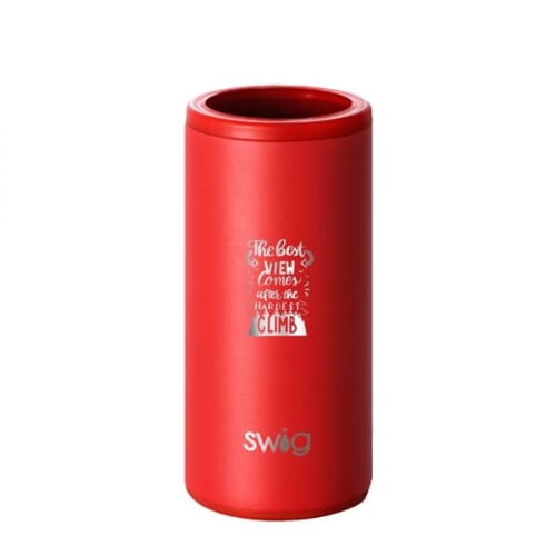 Swig® 12 oz. Skinny Matte Can Cooler, Laser, Standard