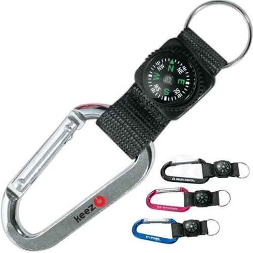 Busbee Carabiner with Compass