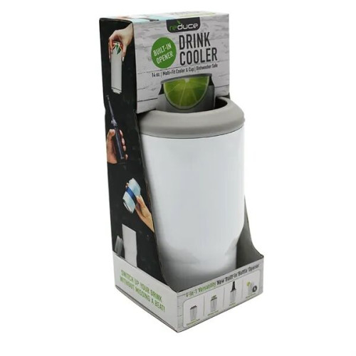 Reduce® 14 oz. 4-in-1 Drink Cooler, Laser, Standard