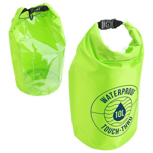 10-Liter Waterproof Gear Bag With Touch-Thru Pouch