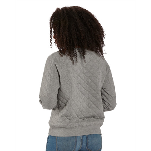 Ladies' Quilted Jersey Sweatshirt