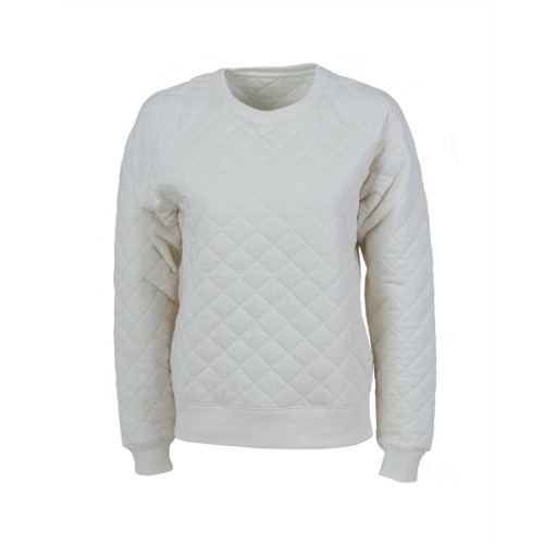 Ladies' Quilted Jersey Sweatshirt
