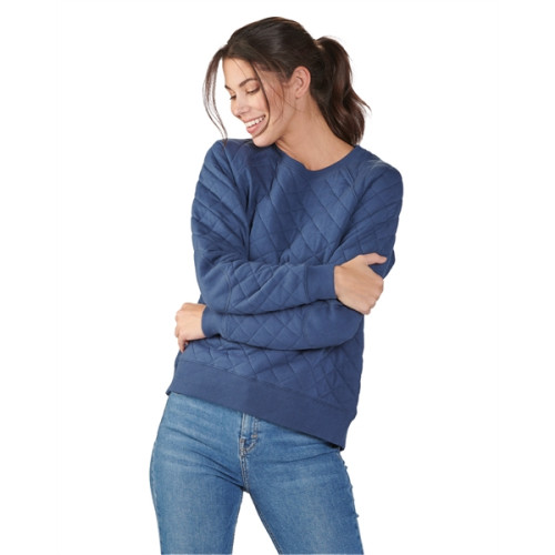 Ladies' Quilted Jersey Sweatshirt