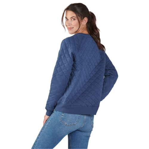 Ladies' Quilted Jersey Sweatshirt