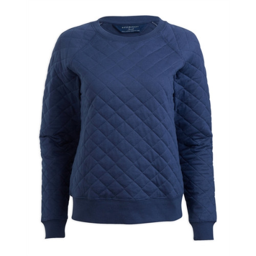 Ladies' Quilted Jersey Sweatshirt
