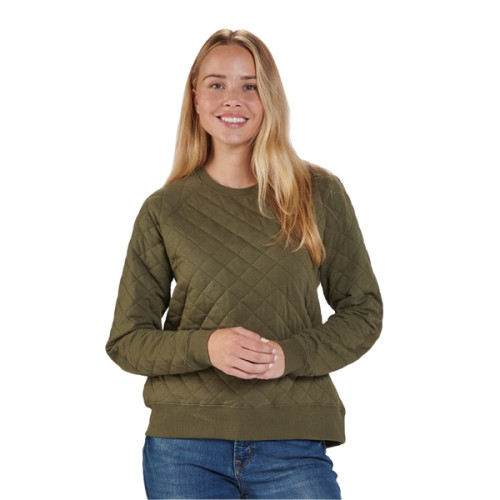 Ladies' Quilted Jersey Sweatshirt