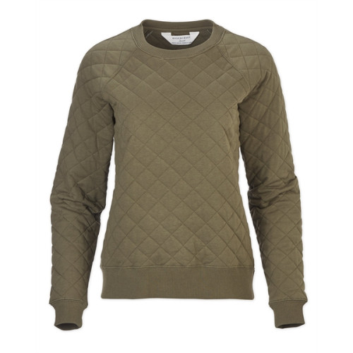 Ladies' Quilted Jersey Sweatshirt