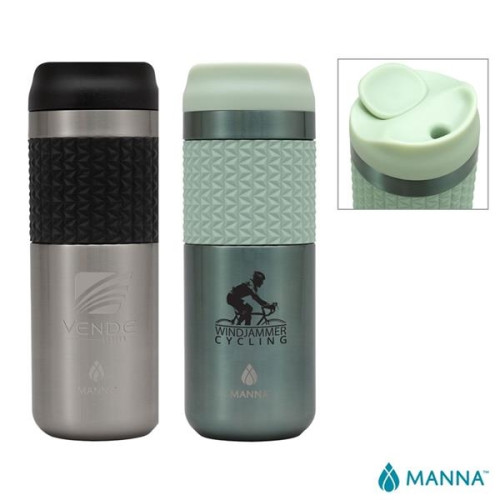 Manna™ 16 oz. Mocha Grip Stainless Steel Tumbler