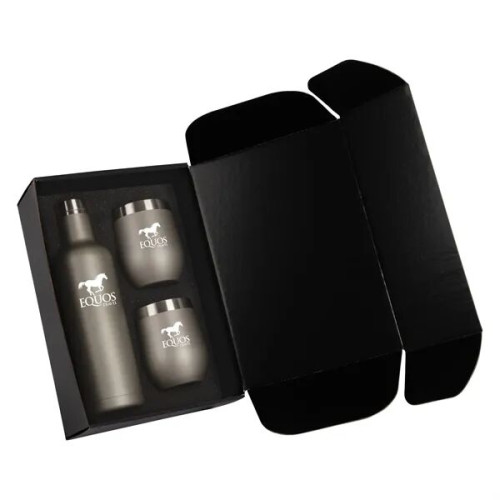 Bliss Wine Bottle & 2 Tumbler Gift Set