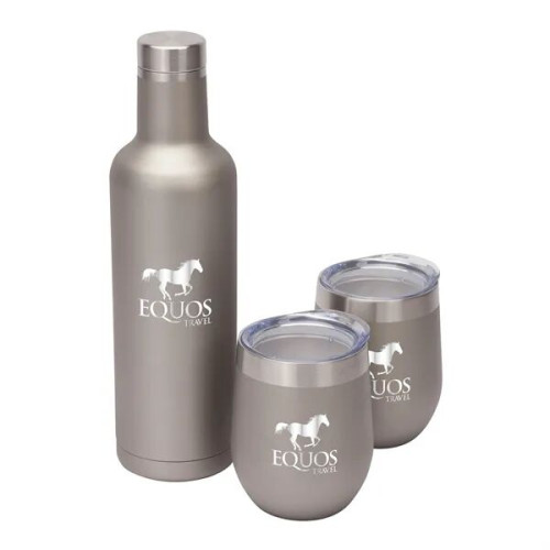 Bliss Wine Bottle & 2 Tumbler Gift Set