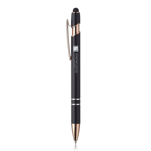 Majesty Stylus Pen with Rose Gold Trim