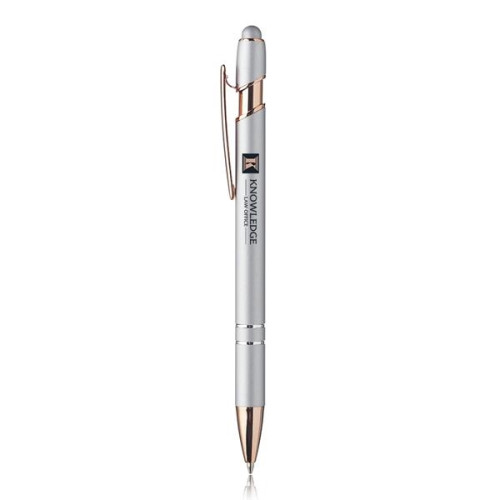 Majesty Stylus Pen with Rose Gold Trim