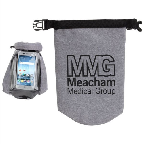 2-Liter Waterproof Gear Bag with Touch-Thru Phone Pocket