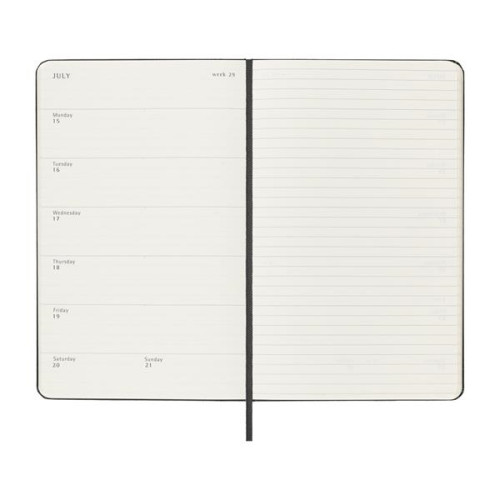 Moleskine® Hard Cover Large 12-Month Planner and GO Pen
