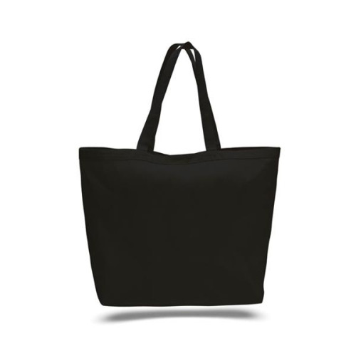 12 Oz. Cotton Canvas Big Tote With Hook and Loop Closure