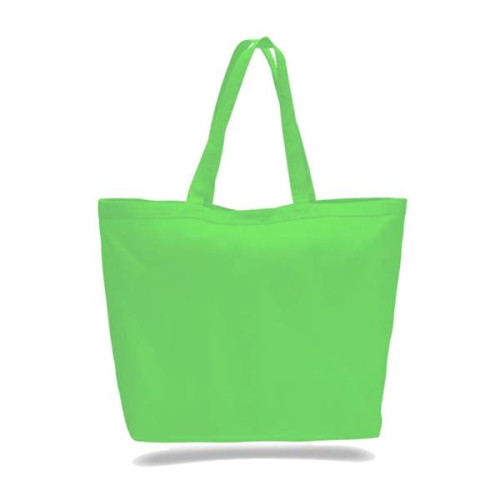 12 Oz. Cotton Canvas Big Tote With Hook and Loop Closure