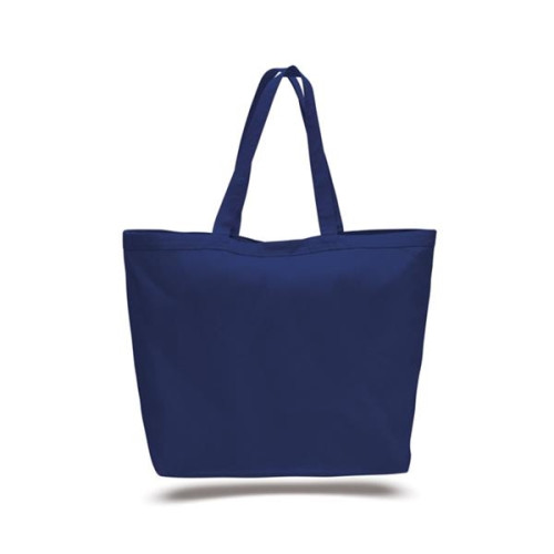 12 Oz. Cotton Canvas Big Tote With Hook and Loop Closure