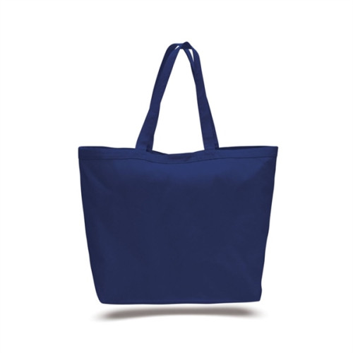 12 Oz. Cotton Canvas Big Tote With Hook and Loop Closure