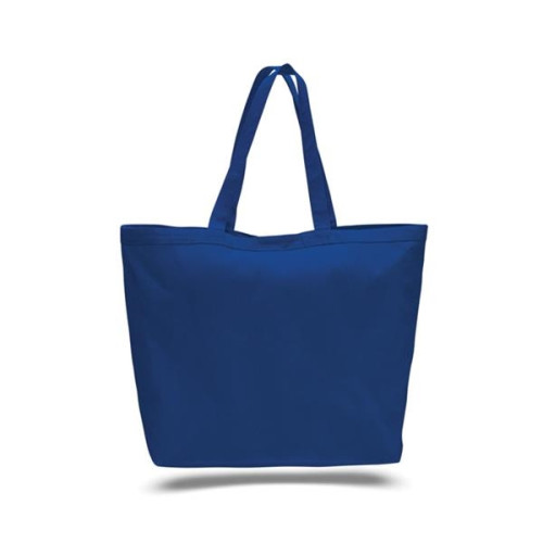 12 Oz. Cotton Canvas Big Tote With Hook and Loop Closure