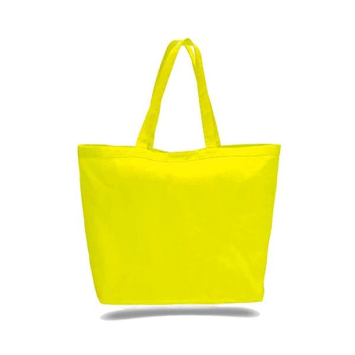 12 Oz. Cotton Canvas Big Tote With Hook and Loop Closure