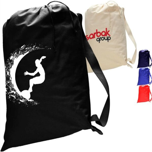 Small Cotton Canvas Drawstring Heavy Duty Bag