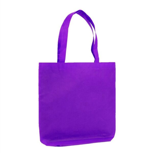 Non-Woven Gusset Tote Bag USA Decorated (14.25" x 15" x 5")