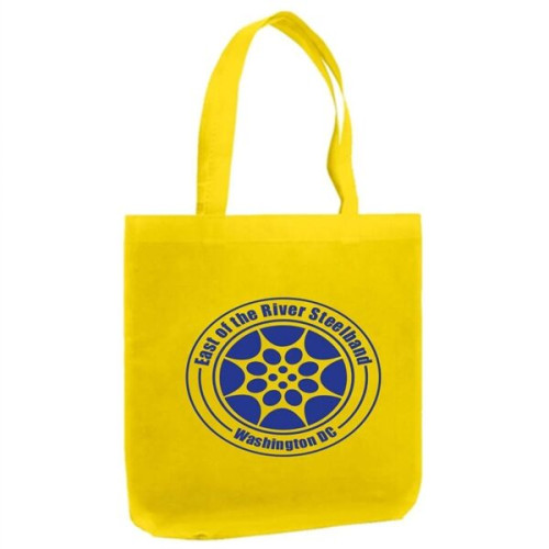 Non-Woven Gusset Tote Bag USA Decorated (14.25" x 15" x 5")