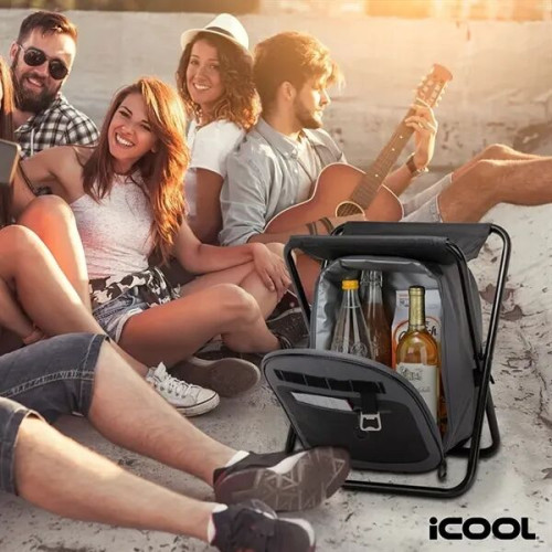 iCOOL® Cape Town 20-Can Capacity Backpack Cooler Chair