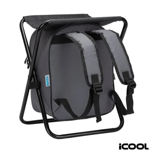 iCOOL® Cape Town 20-Can Capacity Backpack Cooler Chair