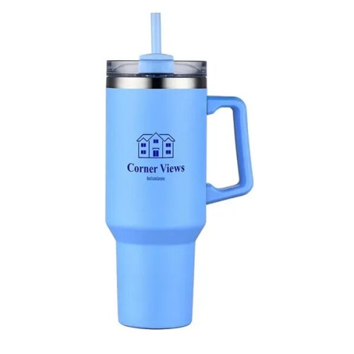 Lucas 40 oz. Double Wall, Stainless Steel Travel Mug