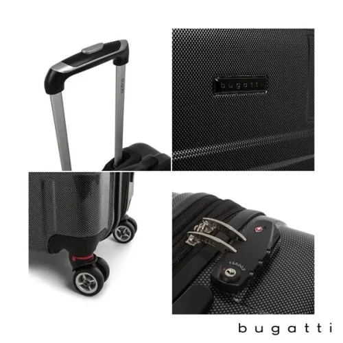 Bugatti Budapest Carry-On Rolling Bag